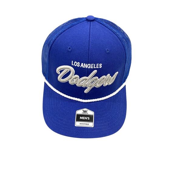 MLB Los Angeles Dodgers Hat Trucker Snapback New Team Logo Blue  Cap - Picture 1 of 3